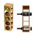 5 Bottle Bamboo Wine Rack